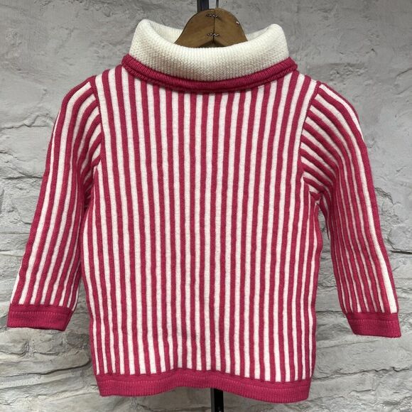 Bobbie Brooks Cropped Turtleneck Sweater Ribbed Textured Vtg 60s Cottagecore - Picture 1 of 6